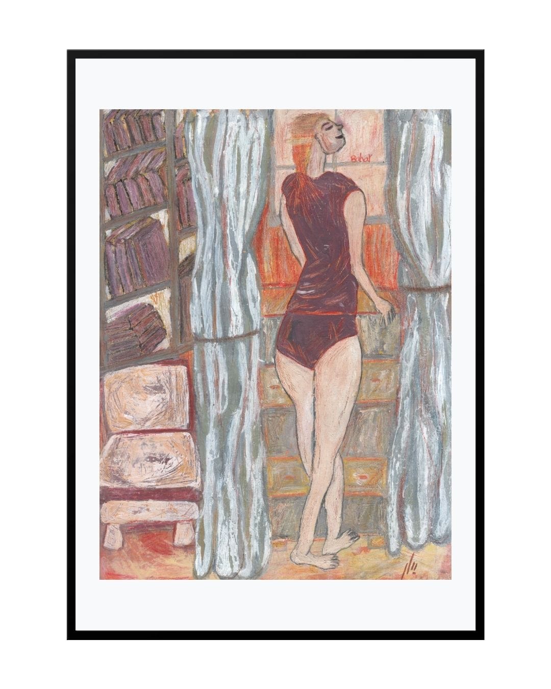Posters, Prints, & Visual Artwork Confident Girl Print - Crazy